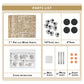 OWNONE 1 3D Wooden Puzzle Marble Run for mature-themeds  DIY Marble Run Wooden Model Kits to Build  Wooden Building Kit for mature-themeds and Teens (334 Pcs)