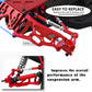 Aluminum Front Caster Block,Steering Blocks and Rear Stub Axle Carriers kit Upgrades Parts for 1/10 Slash 2WD/Stampede 2WD/Rustl