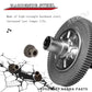 91T Spur Gear Slipper Clutch Set Upgrades Part for 1/10 Arrma Senton 4X4 550,Granite 4X4 550,Typhon 4X4 550, ARRCat Metal 91T 48