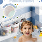 Y.Duck Bath Toy Storage, Bath Toy Holder For Bathtub, Large Capacity Bath Toy Organizer With 3 Compartment Openings, Hanging Bat