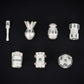 Udixi Metal Dice Set D&D, 7-Die D And D Rpg Polyhedral Metal Dnd Dice Set With Leather Pouch For Role Playing Games Dungeons And