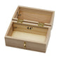 Creative Hobbies Pack Of 6 Ready To Decorate Wood Treasure Chest Box Savings Bank With Coin Slot, Hinged Lid And Lockable Front Clasp, Diy Craft