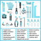 SHALL 26-Piece Kids Size Tool Set, Real Tools Kit for Kids with 12'' Tool Bag, Safety Certified Children Learning Tool Set with