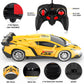 Growsland 2023 Remote Control Car, RC Cars for Kids 1:18 Electric Toy Car Hobby Racing Car Toys with Lights & Controller, Christ