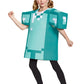 protective covering Classic Minecraft Costume  Blue  Medium (7-8)
