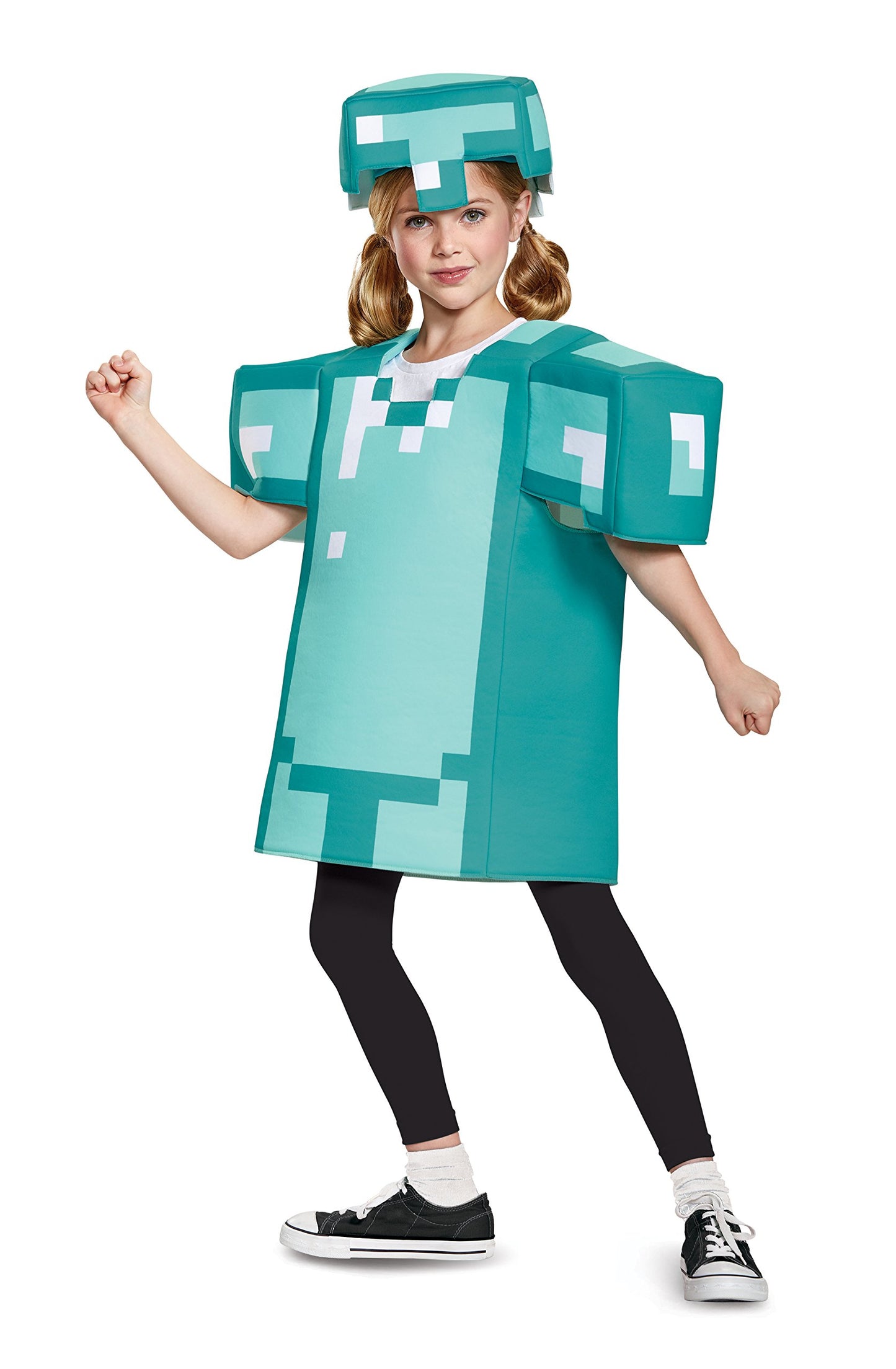 protective covering Classic Minecraft Costume  Blue  Medium (7-8)