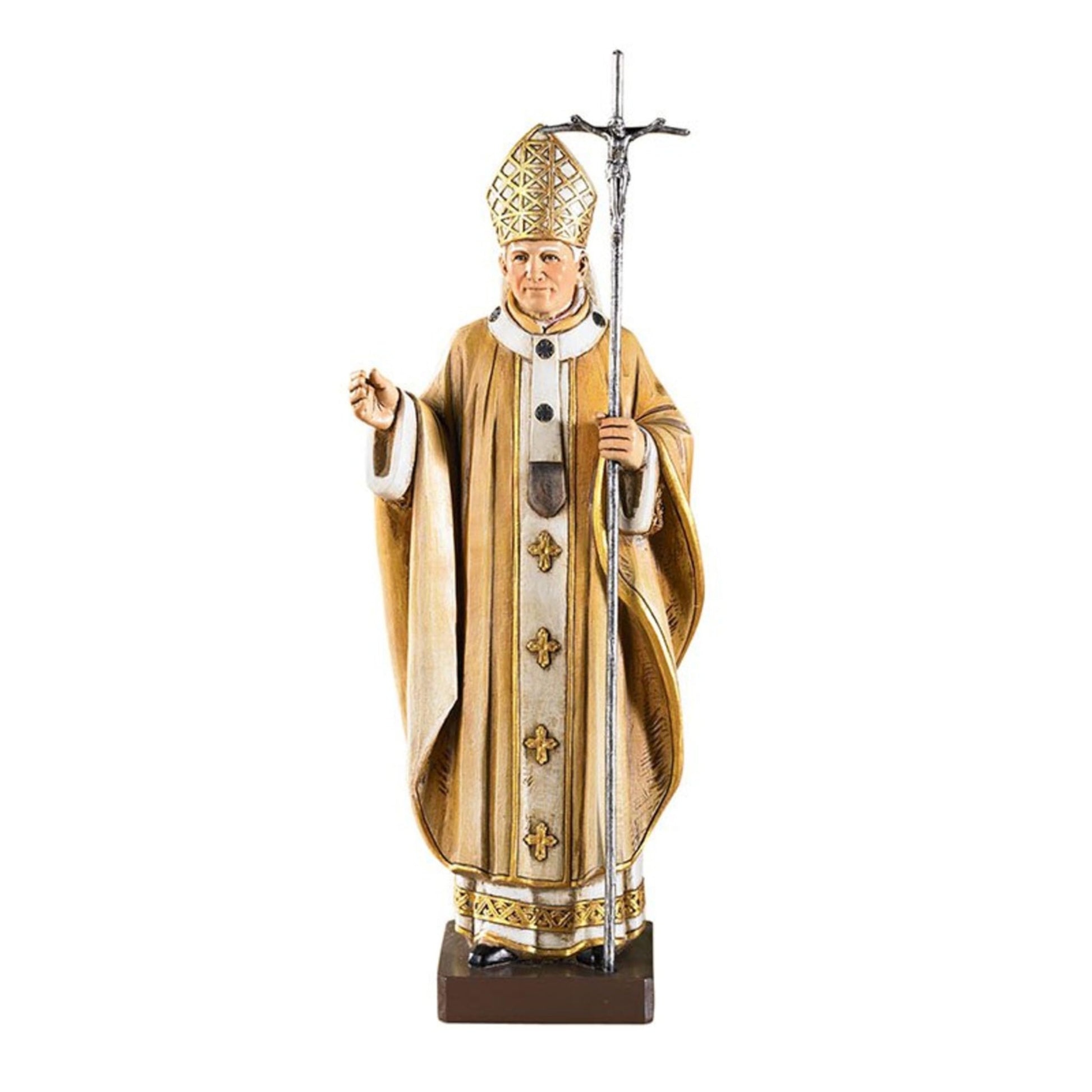 Avalon Gallery Catholic Saints Figurine - Toscana Collection Religious Statue, 9.25 H, Saint John Paul II