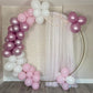 Pink Balloons Set, 12 Inch Metallic Pink Balloons Light Pink And White Latex Balloons Pastel Macaron Pink Party Decoration Heliu