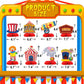 Hapibidesign Carnival Circus Party Decorations - Honeycomb Centerpieces For Circus Birthday Decor - Carnival Circus Table Decora