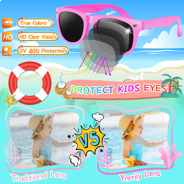 Kids Sunglasses Party Favors, 12 Pack Sunglasses Bulk For Kids With Uv400 Protection In Bulk For Boys And Girls, Great Gift For