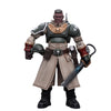 JOYTOY 1/18 Warhammer 40 000 Action Figure Astra Militarum Cadian Command Squad Commander with Power decorative replica blade Anime Collection Model Gift