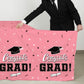 Gatherfun Graduation Tablecloths Graduation Party 2024 Table Decorations Waterproof Plastic Rectangular Disposable Table Cover F