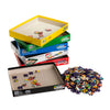 White Mountain Puzzle Sorter & Mystery Puzzle - Cardboard, Model 1084PZ