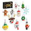 Christmas Ornaments Building Kit, Christmas Tree, Wreath, Santa, Snowman, Gingerbread, Reindeer, Nutcrackers, Snowflake 11-In-1.