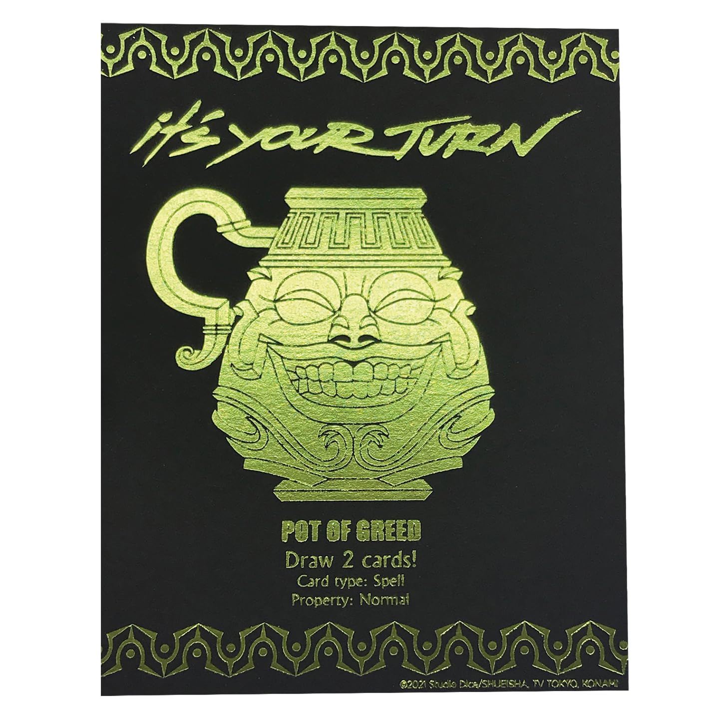 YU-GI-OH! Pot of Greed - Limited Edition Black Ceramic - Model 5060662463761