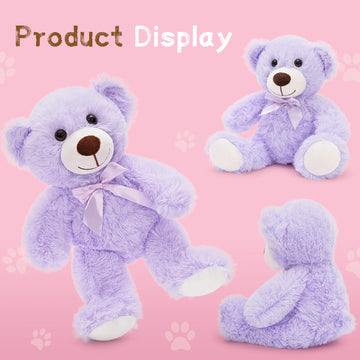 Maogolan Bulk Teddy Bear Baby Shower, 10 Packs Small Teddy Bear Stuffed Animals In Bulk,13.5 '' Small Stuffed Bears Plush For We