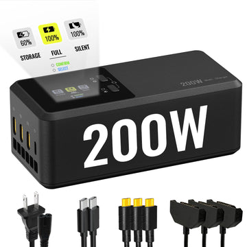 Lktop 200W Matrice 4 Series Battery Charging Hub Fast Charger For Dji Matrice 4T/4E Drone Accessories, With Storage/Silent/Outpu