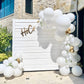Voircoloria White Balloons, 66Pack 12Inch White Pearl Latex Party Balloons For Wedding, Birthday, Graduation, Bridal Shower, Bab