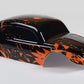 SummitLink Custom Body Muddy Orange Over Black Compatible for 1/10 Slash 4x4 VXL 2WD Slayer RC Car or Truck (Truck not Included)
