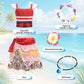 Meland Princess Dress Up For Girls, Dress Up Clothes With Light Up Flower Crown, Halloween Costumes For Girls Toddlers 3-8
