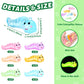 Suzile 60 Pcs Mini Resin Animals Caterpillars Miniature Figures Luminous Mini Resin Charms Miniature Garden Accessories Micro La