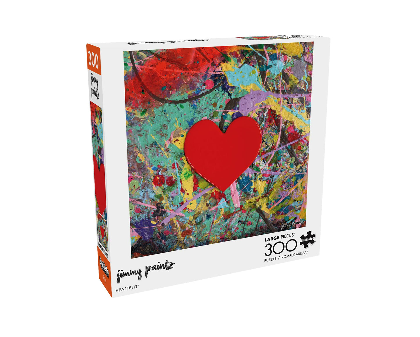 Buffalo Games - Jimmy Paintz - Heartfelt - 300 Piece Jigsaw Puzzle For Adults -Challenging Puzzle Perfect For Game Nights - Finished Size Is 21.25 X 15.00