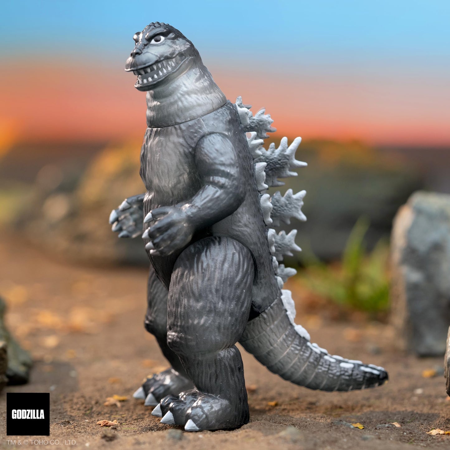 Super7 Toho Godzilla Blind Box Flat - (12 Pack) 3.75'' Toho Godzilla Action Figures Classic Cartoon Collectibles And Retro Toys