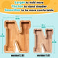 SummiDate Wooden Letter Piggy Bank| Piggy Bank for Boys Girls Toddler| Alphabet N Money Bank| Coin Bank Birthday Gift for Kids|Birthday Gift for Kids (N)
