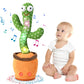 Dancing Talking Cactus Toy For Baby Toddler, Boys Girls Gifts Singing Mimicking Cactus Toy Recording Repeating What You Say Cactus Baby Toy With 120 English Songs (Talking Cactus-Adjustable Volume)