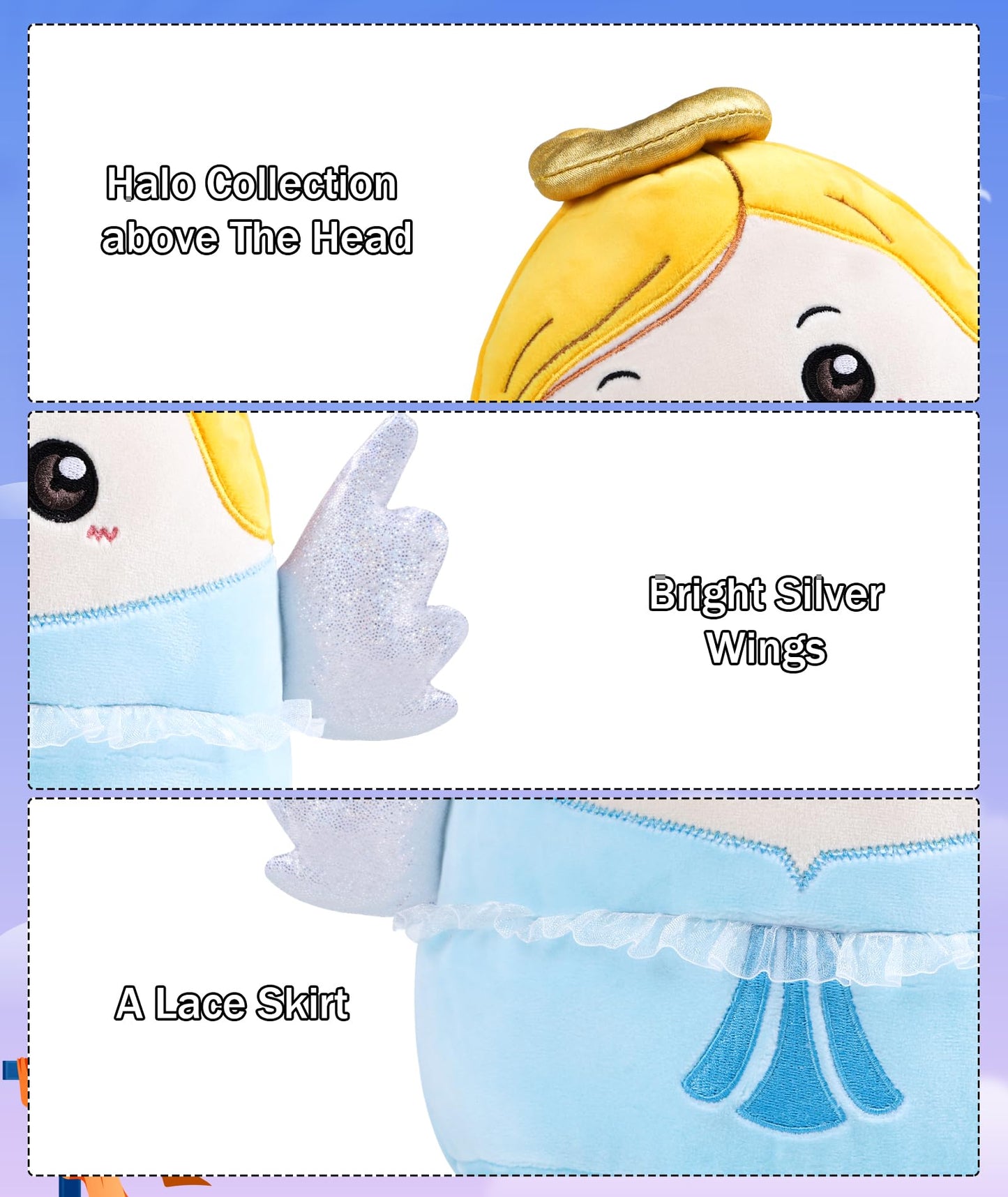 Leyoha Pastor Appreciation Gifts For Women - Cute Angel Plush Religious Gifts, Thank You Thanksgiving Gifts For Women Mom Teache