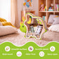 Wooden Dinosaur Triceratops Piggy Bank for Kids Money Coin Bank, Unbreakable Piggy Bank DIY Personalizable Kids Safe Money Box w