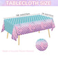 122Pcs Mermaid Birthday Party Supplies Mermaid Party Decorations Set Includes Plates, Napkins, Forks, Cups, Tablecloth, Banner F