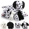 HyDren 5 Pcs Dalmatian Nurturing Dog Stuffed Animal Sets 15 Inch Soft Cuddly Dalmatian Plush Toys Nursing Mommy Dog with 4 Puppy