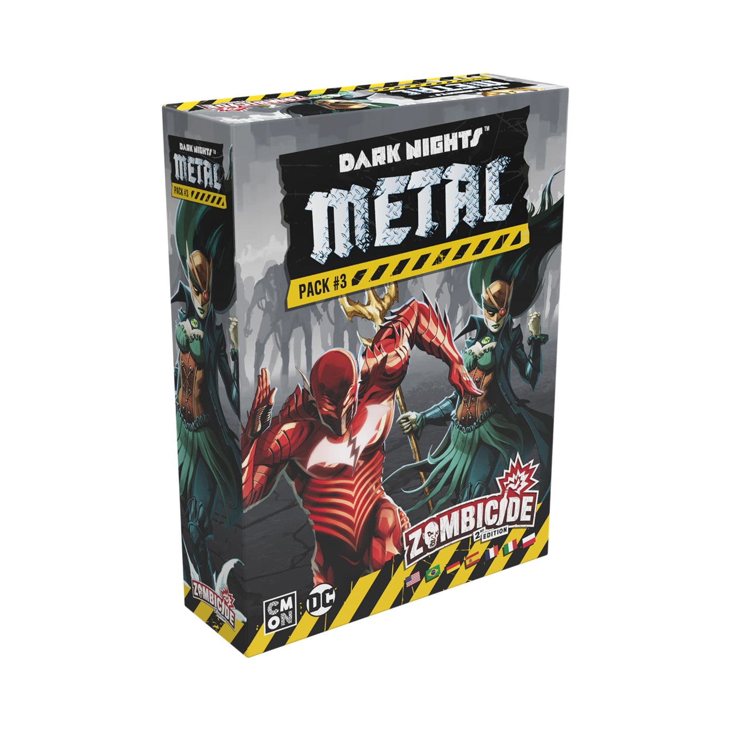 Zombicide Dark Night Metal Pack #3 - Confront Interdimensional Horrors With The Justice League! Cooperative Strategy Board Game,
