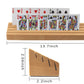 VINJOE Wooden Playing Card Holder Tray - Solid Beechwood Organizer for Kids & Adults, 13.7x2.04x2.2 inch, Ideal Gift for Mother's Day