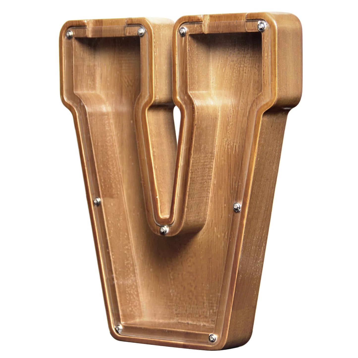 Aorcmitn Wooden Letter Coin Piggy Bank For Boys Girls Kids Toddler Adults Money Bank Best Gift For Friends(9.2Inch-V