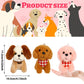 12 Pack Dog Stuffed Animals, 4.8 Inch Small Stuffed Animals Bulk, Puppy Plush, Treasure Box Toys For Classroom, Prize Box Toys,