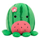 Squishmallows Original 8-Inch Plush Watermelon Octopus - Soft Polyester Toy, Model SQCR05541