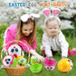 Okkidy Easter Egg Toys For Toddlers - 8 Pcs Nesting & Stacking Chicks, Fillable Plastic Eggs, Educational Easter Gift For 18M, 2
