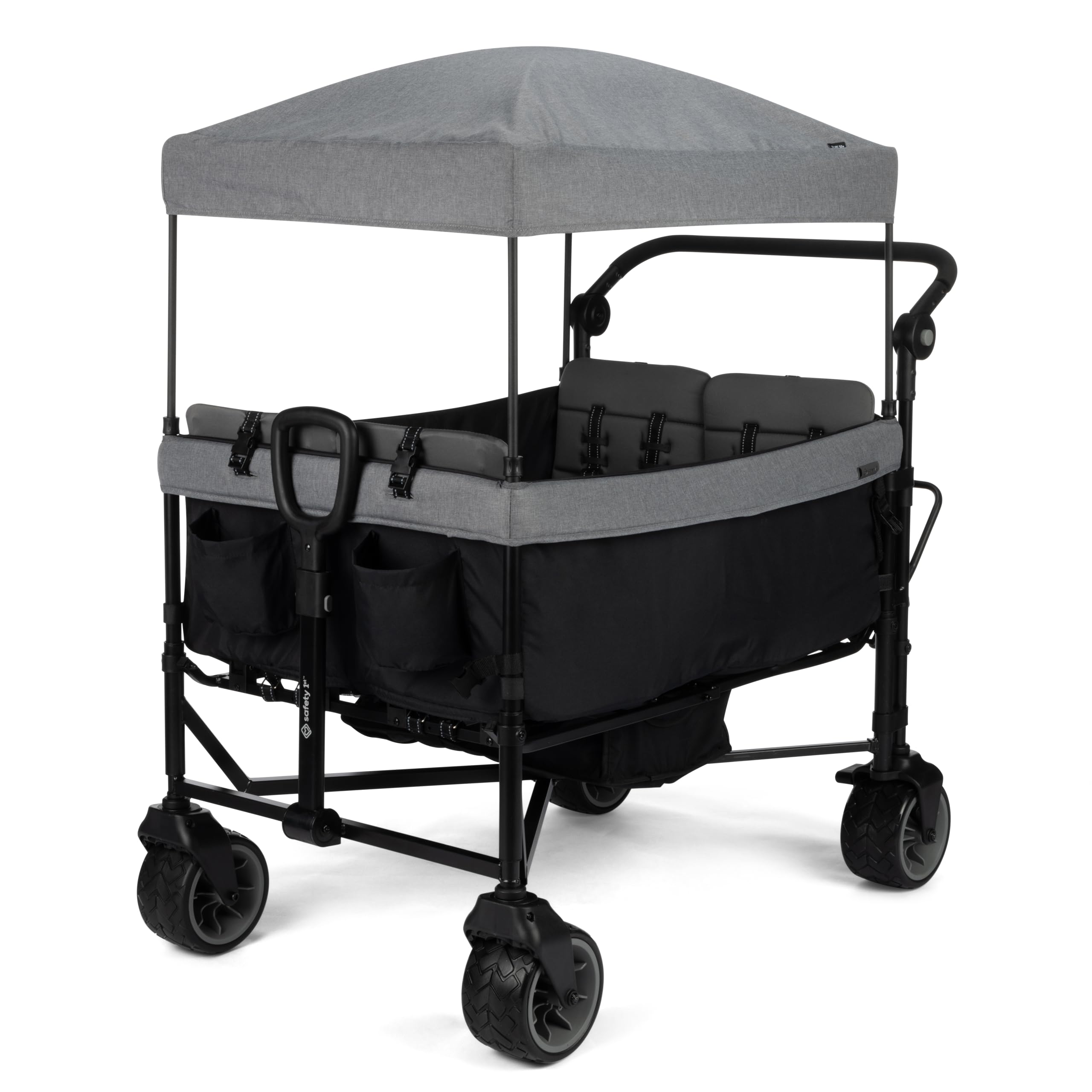 Safety 1st Summit Quad Wagon Stroller, Grey Harbor, 4 Seats – Toytooth