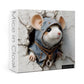 Funny Mouse Puzzles for Adults 1000 Pieces, Cute Animal Art Jigsaw Puzzles, Cool Mice Puzzles