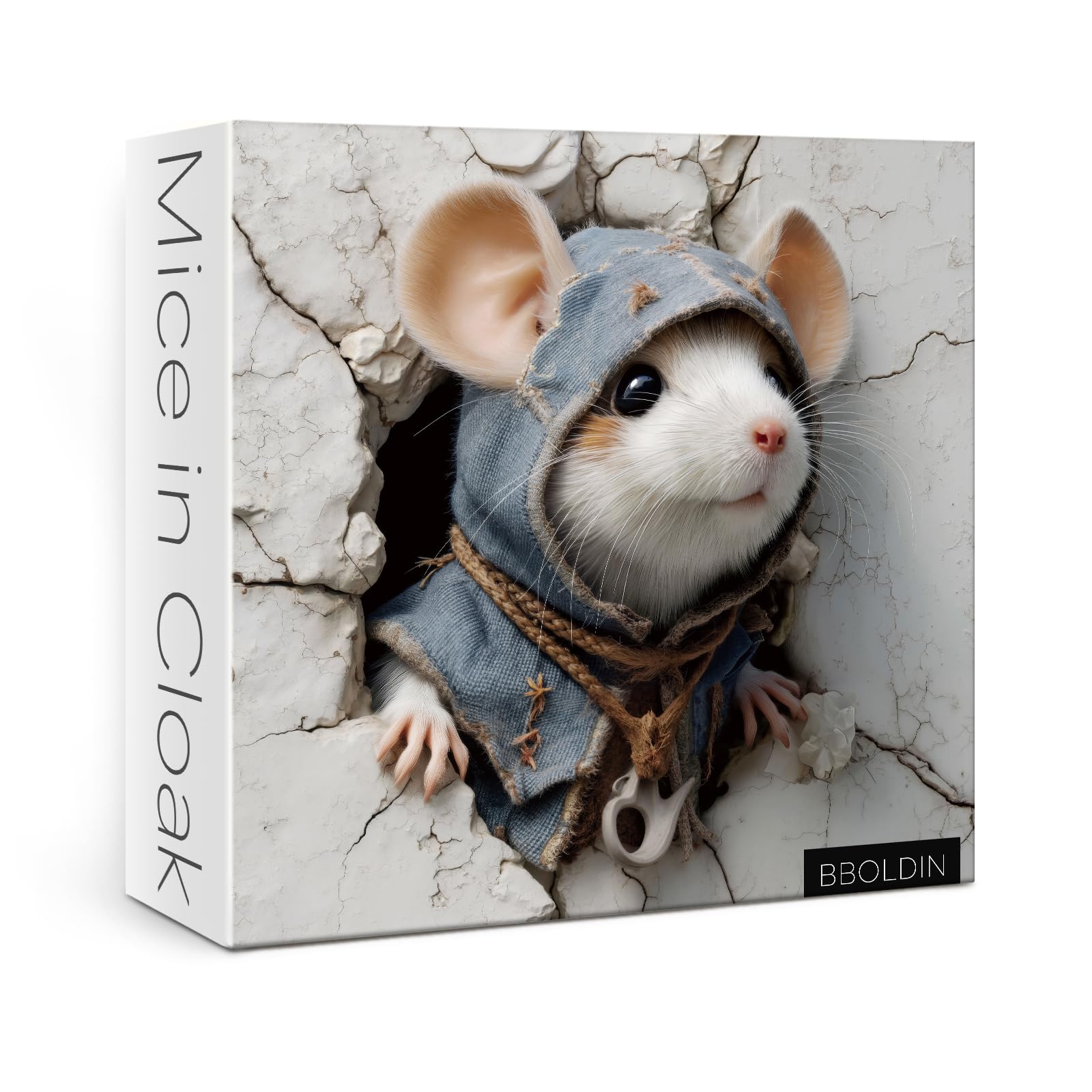 Funny Mouse Puzzles for Adults 1000 Pieces, Cute Animal Art Jigsaw Puzzles, Cool Mice Puzzles