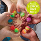 Made By Me DIY STEM Kit - Glow in the Dark Powerballs, 18 Bouncy Crystal Balls, Multicolor, Pack of 1, Model 765940521601