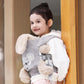 Gagaku Doll Carrier For Kids, Toy Baby Carrier For Toddlers, Reborn Baby Doll Carrier With Adjustable Straps, Boy Reborn Baby Doll Accessories - Gray - Embroidered Koala