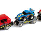 Hape Race Car Transporter | Six-Piece Wooden Toy Train Car Transport Set For Kids