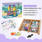 Dream Girls Friends Beach Villa Building Set 380 Pcs With Slide, Swimming Pool, Party Room & Vacation House Building Kits For Kids Girls 6-8-12