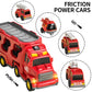TEMI Fire Trucks Boy Toys for 3-5 Year Old Toddlers - Toys for 3 4 5 6 7 Years Old Transport Vehicle Carrier Truck, Boy Trucks T