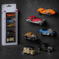 Umadiya  Model Alloy Vehicle Model Vintage Metal Cars 6 Pcs Vehicles, Free Wheel High Speed Die-Cast Car Play Set, Birthday Deco