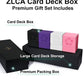 Zlca Card Deck Box 5 In 1, Include 1600+ Premium Trading Card Storage Box With Dice Tray, And 4 Pcs Card Deck Case For Mtg, Tcg,