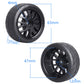 GoHobby 4PCS 1/10 RC On-Road Tires & Wheels 12mm Hex Preglued for Tamiya HSP HPI RC Racing Car